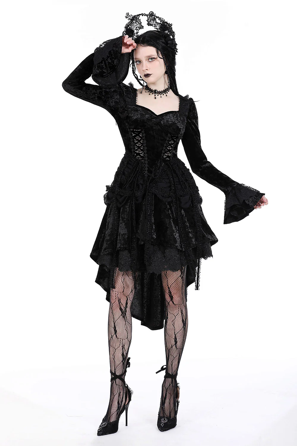 Dark Regency Layered Dress - Image 5