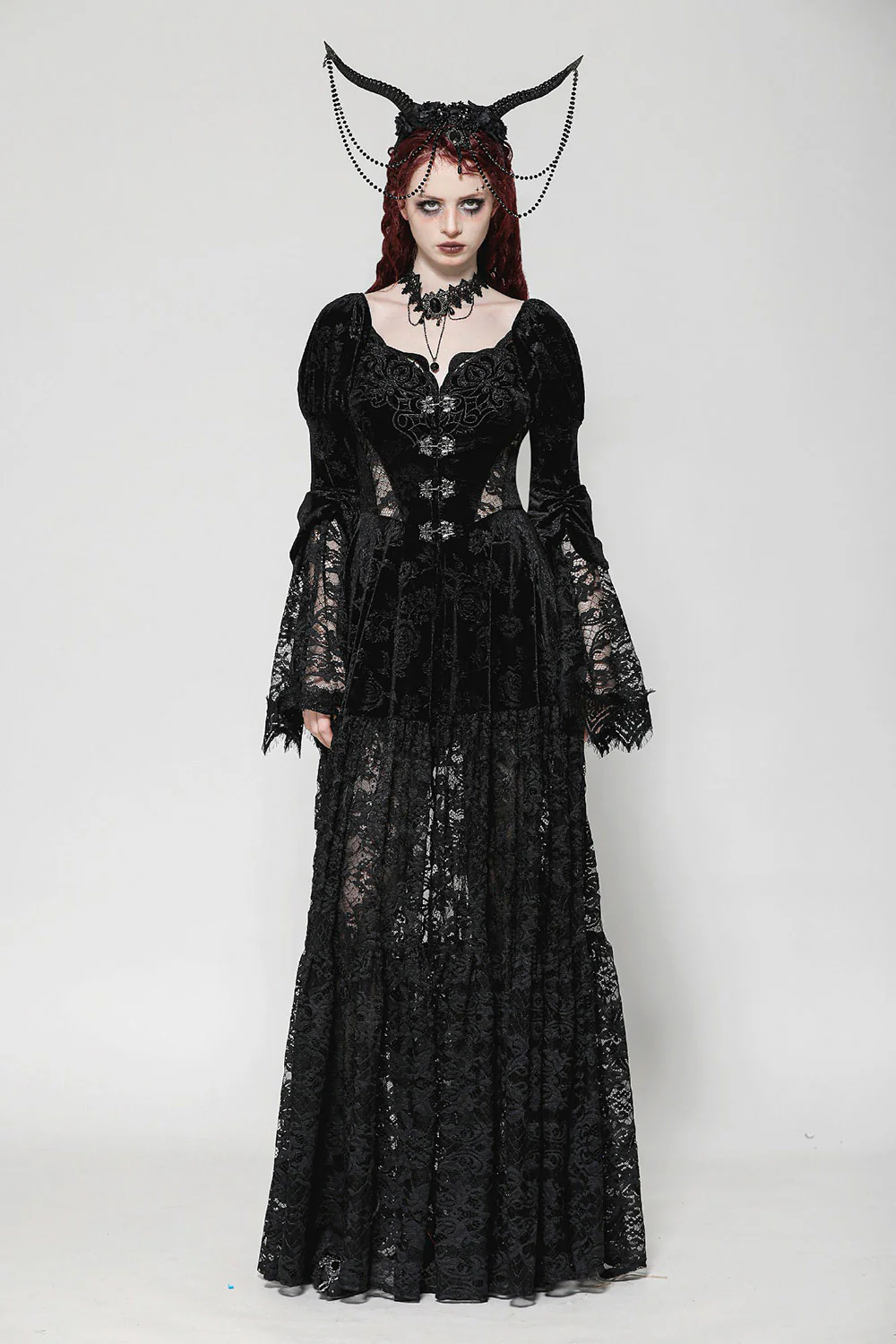 Dark Royalty Duster Dress - Image 4