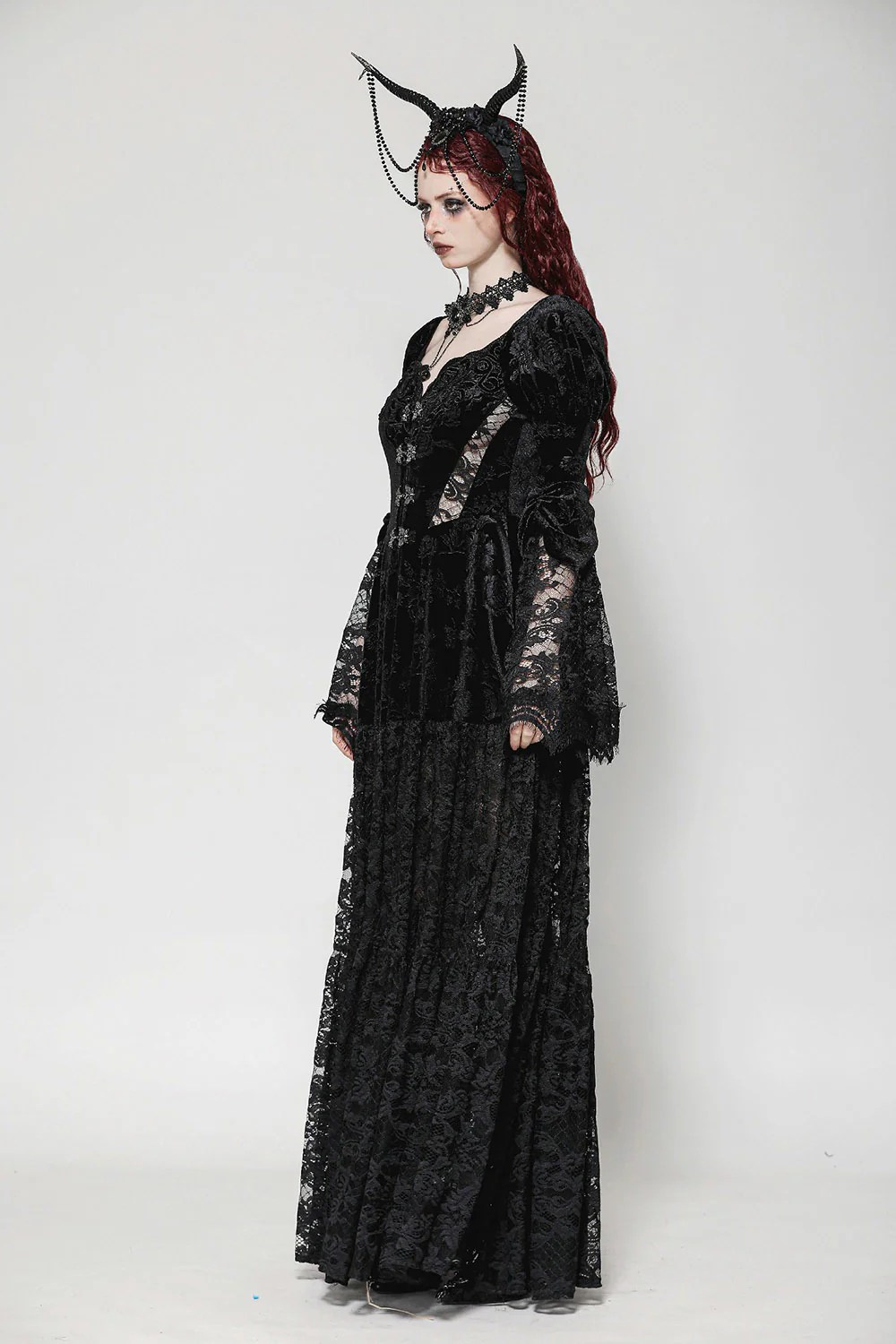 Dark Royalty Duster Dress - Image 5