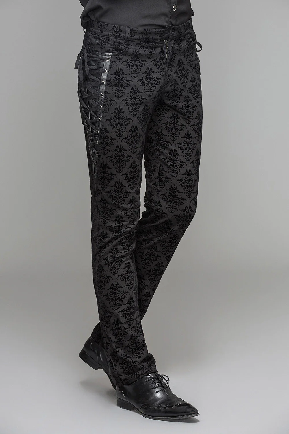 Dark Shadows Lace-Up Pants