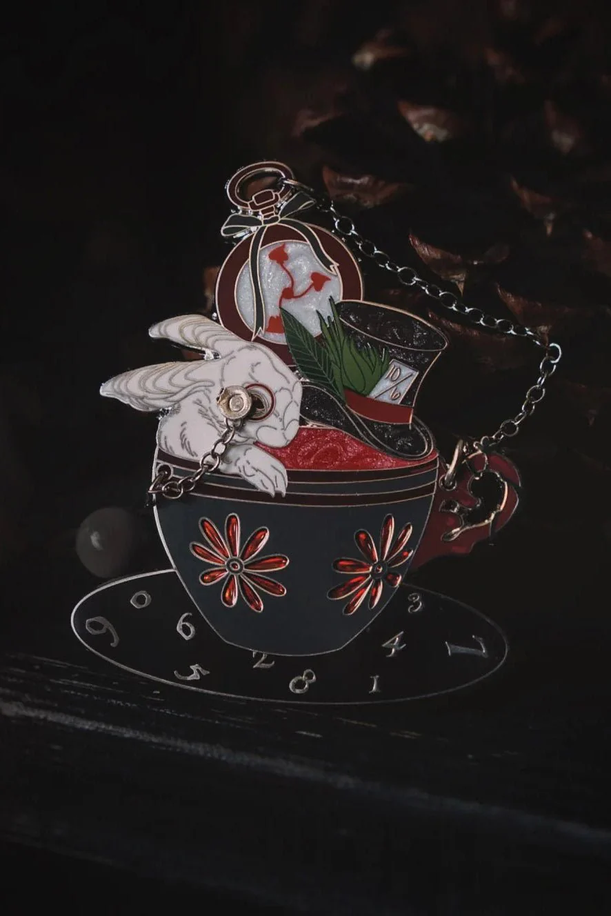 Dark Wonderland Enamel Pin - Image 3