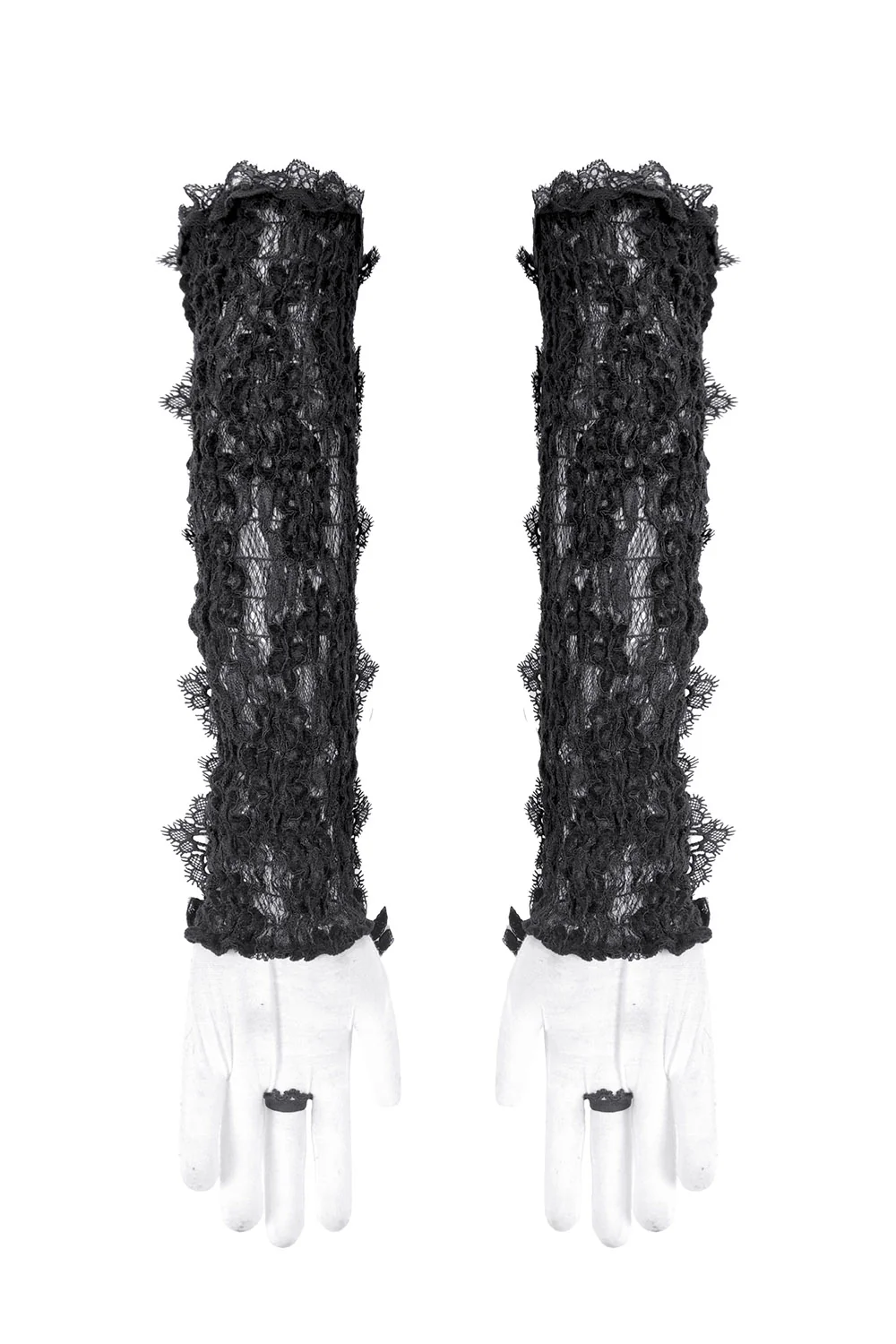 Darkbloom Lace-Up Gloves - Image 3