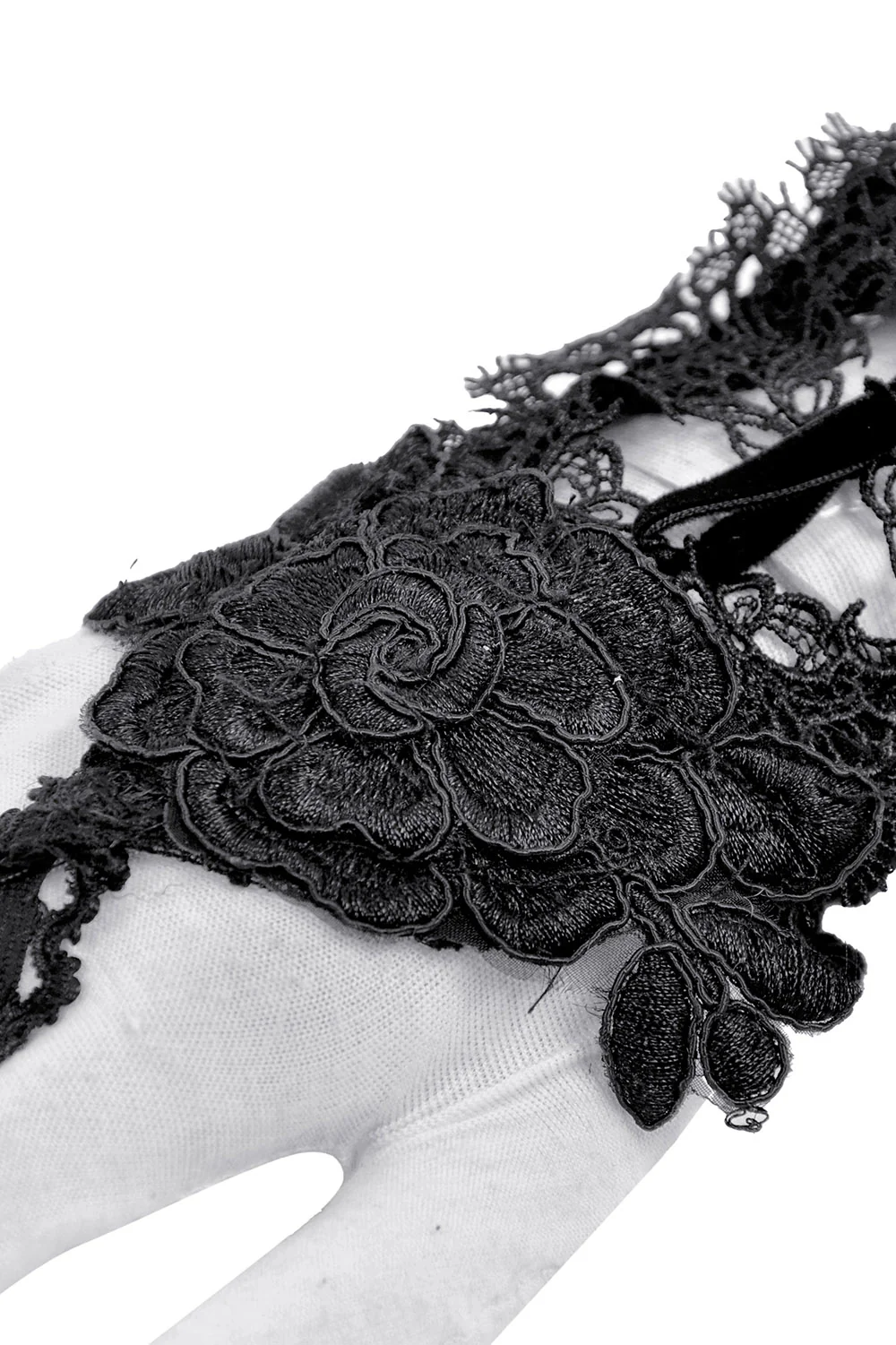 Darkbloom Lace-Up Gloves - Image 4
