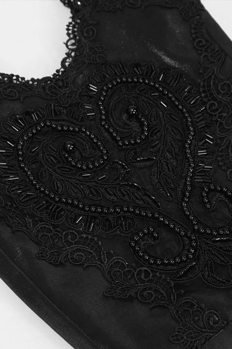 Darkness Inside Embroidered Goth Bag - Image 3