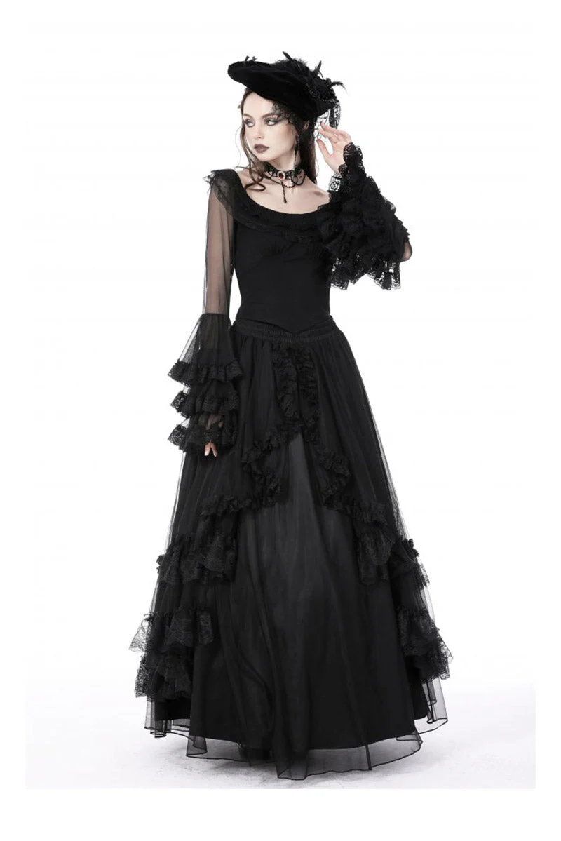 Dead Dahlias Maxi Skirt - Image 3