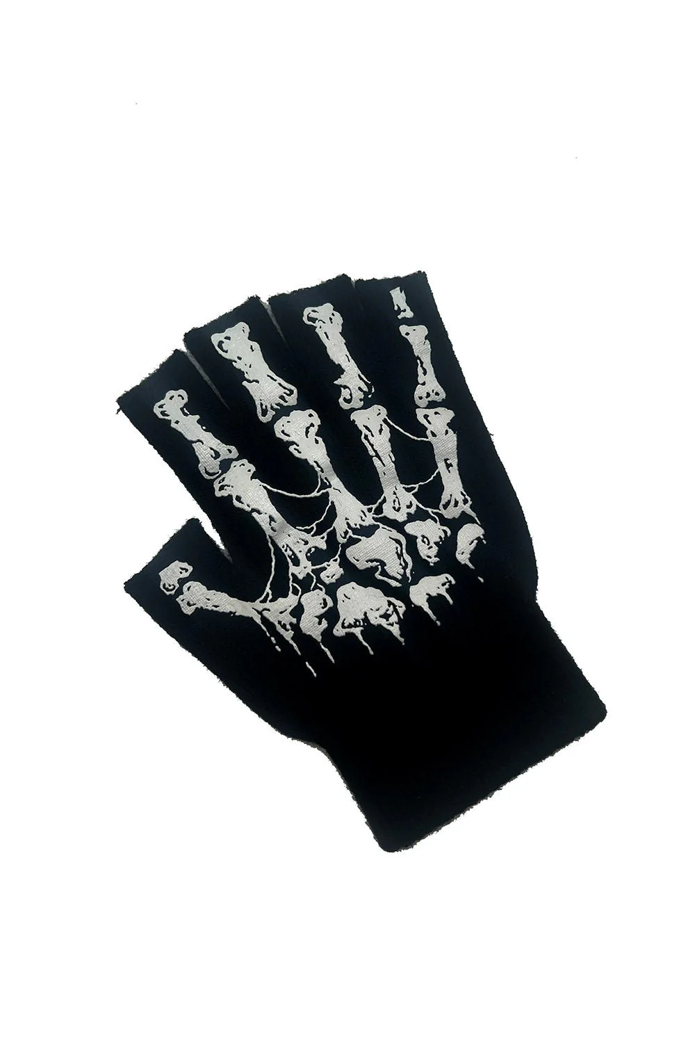 Dead Inside Skeleton Gloves [Fingerless] - Image 5