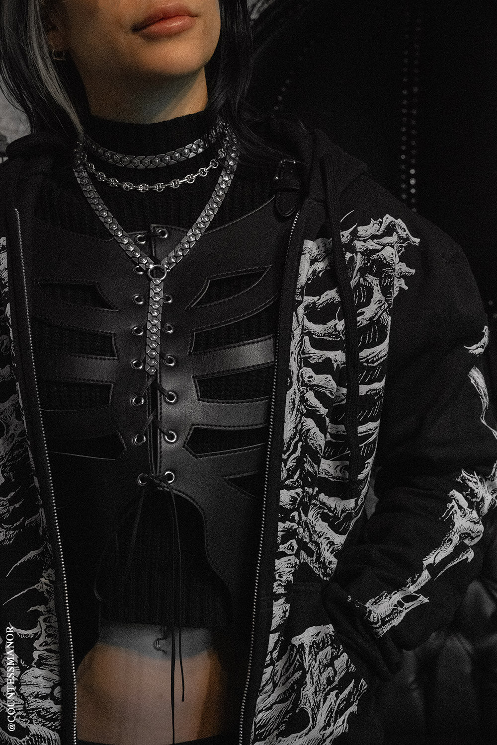 Dead Inside Skeleton Hoodie - Image 17