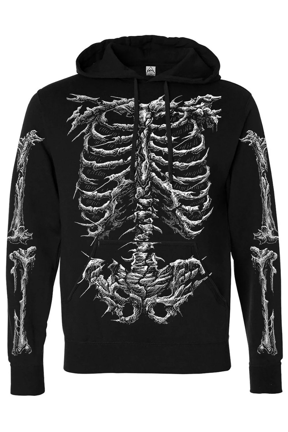 Dead Inside Skeleton Hoodie - Image 4