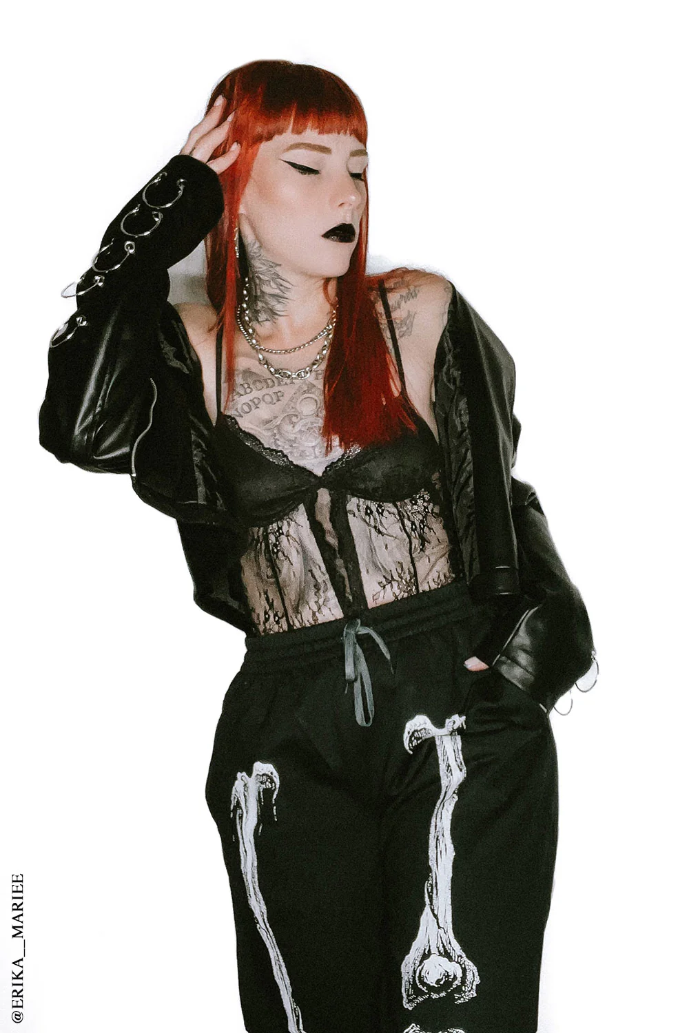 Dead Inside Skeleton Joggers - Image 10