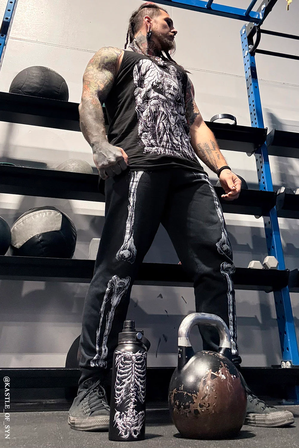Dead Inside Skeleton Joggers - Image 4