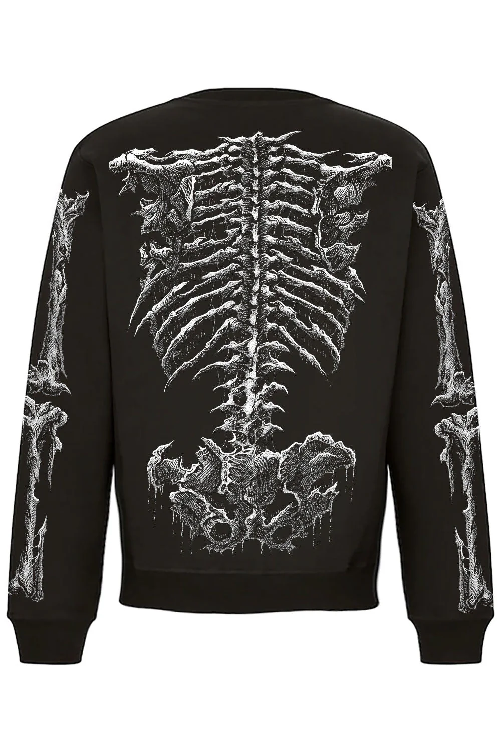 Dead Inside Skeleton Sweatshirt - Image 3