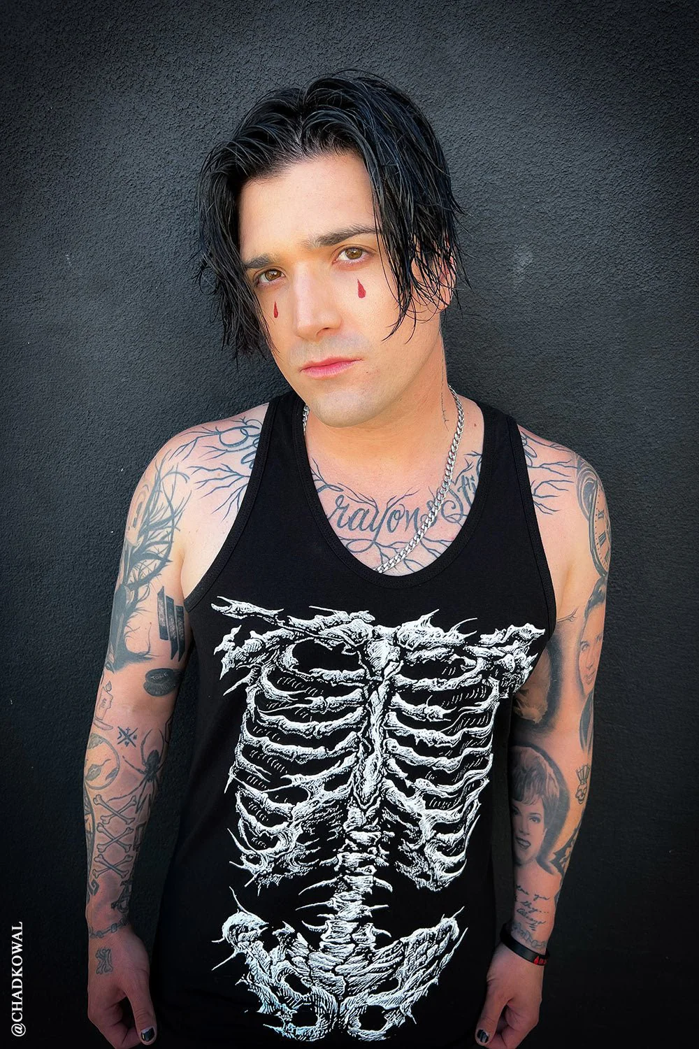 Dead Inside Skeleton T-shirt - Image 11