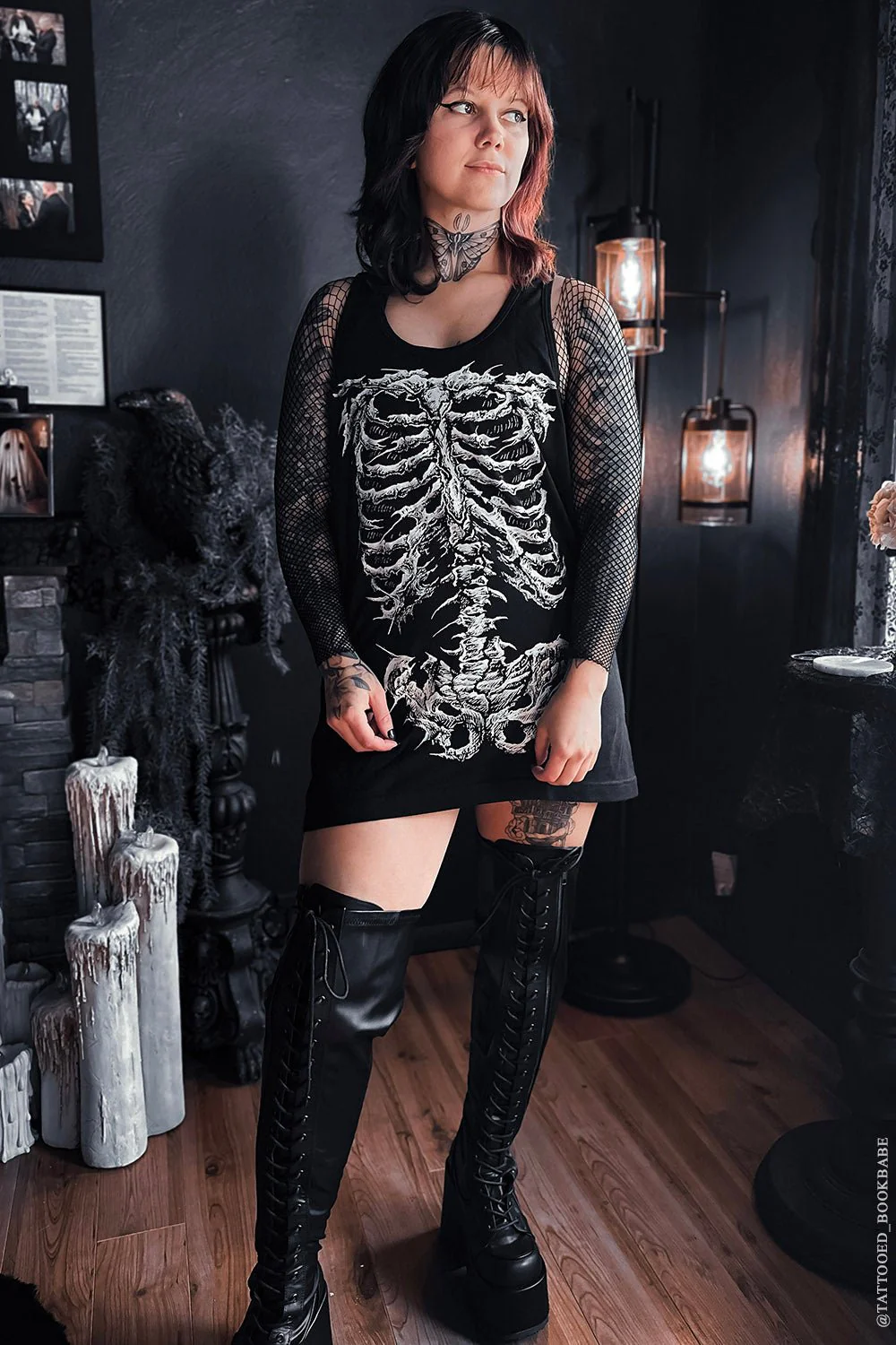 Dead Inside Skeleton T-shirt - Image 12