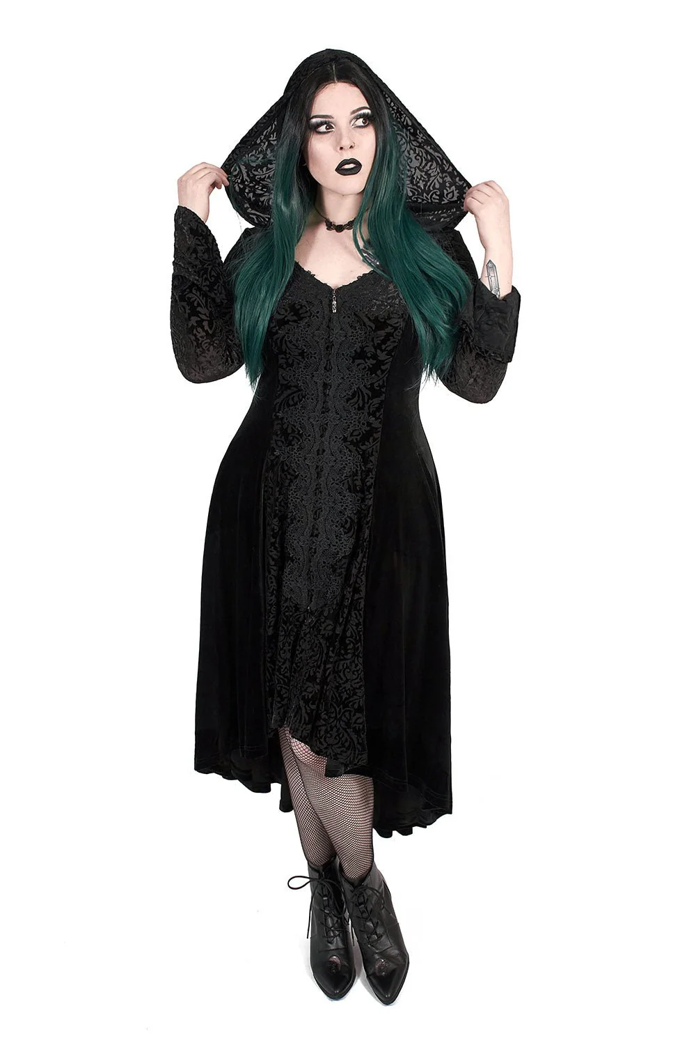 Dead Moon Velvet Coat - Image 6