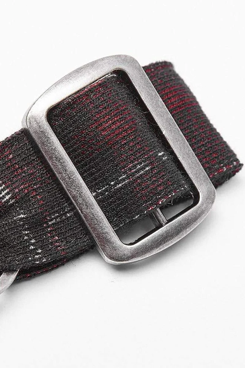 Dead Red Plaid Punk Dress - Image 7