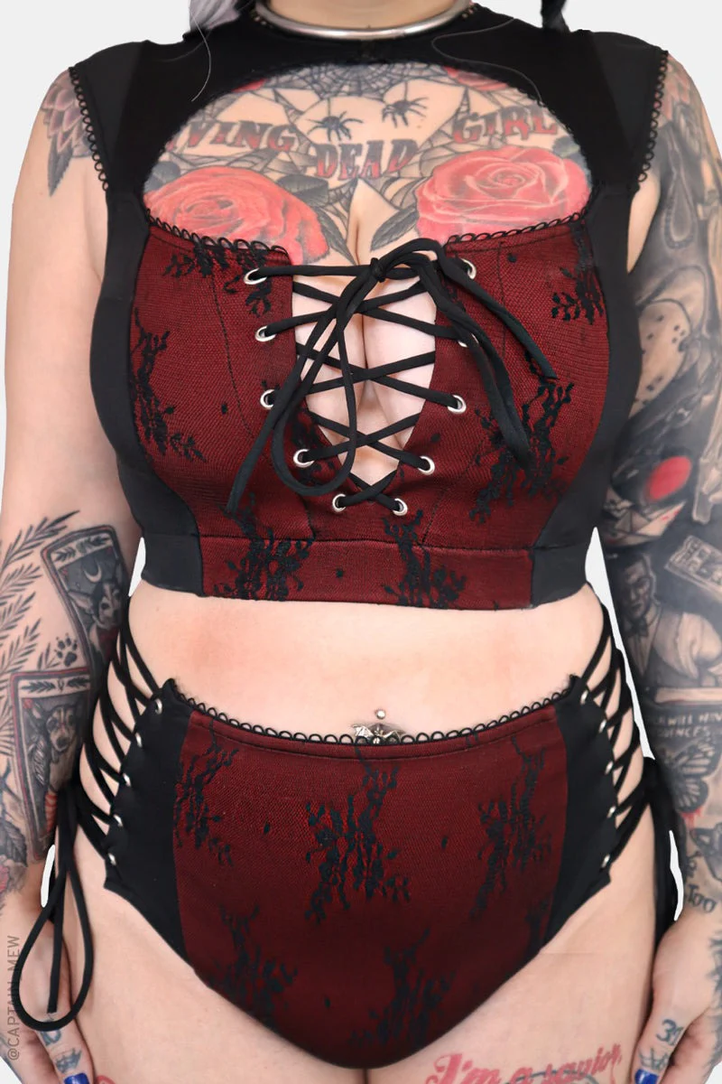Deadly Kiss Bikini Top