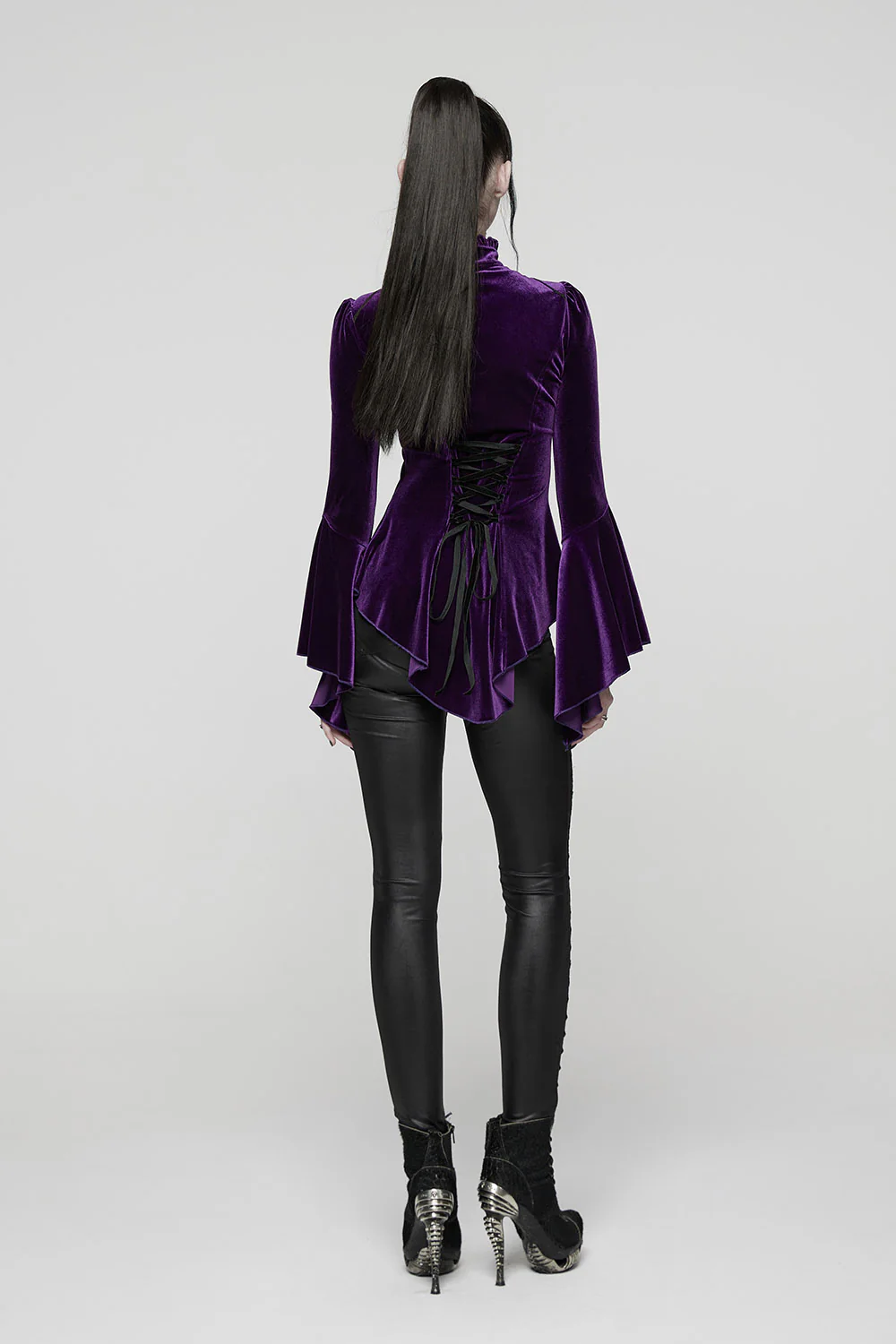 Deadly Nightshade Victorian Top [Violet] - Image 6
