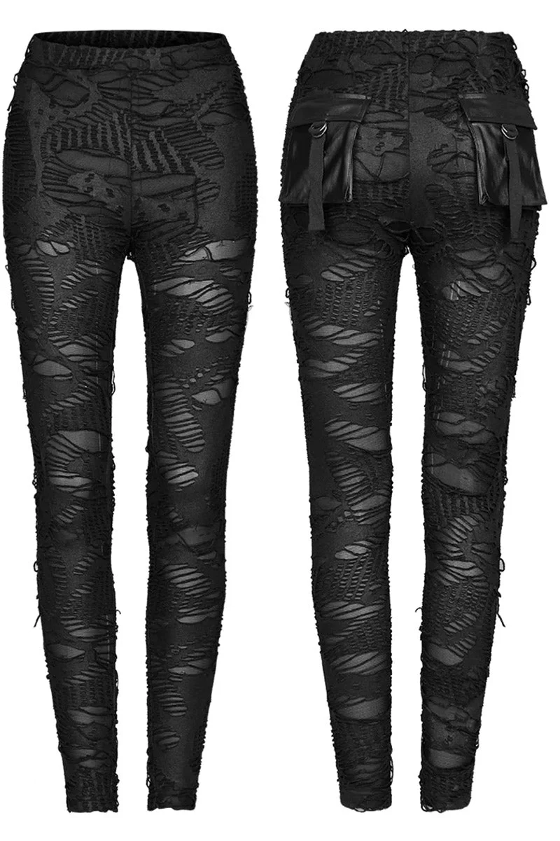 Dear Diary Distressed Leggings - Image 5