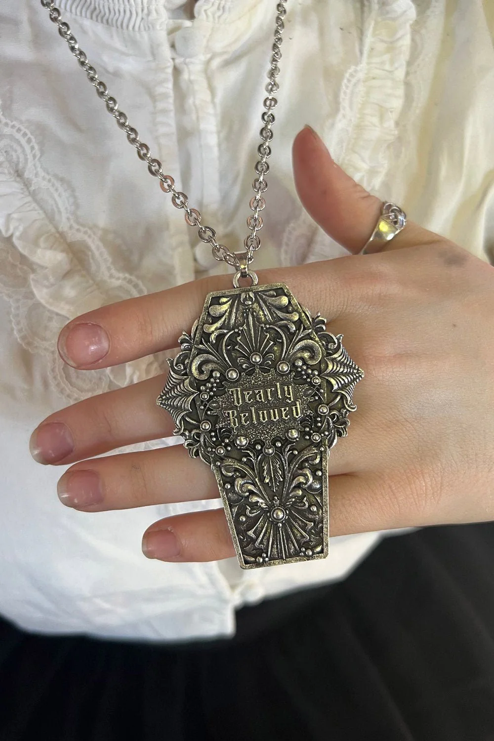 Dearly Beloved Coffin Necklace - Image 3