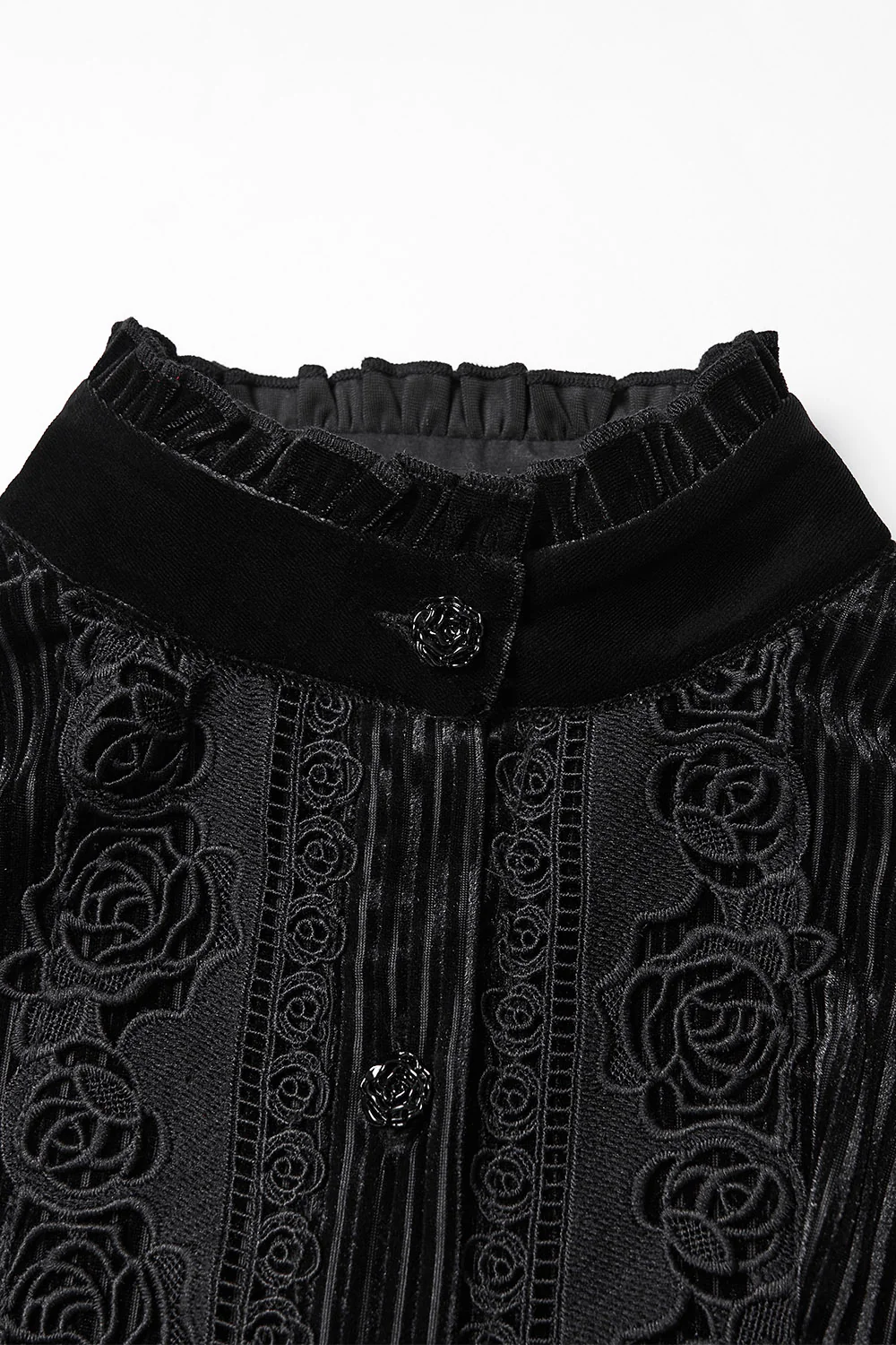 Dearly Departed Button Blouse [Black] - Image 8