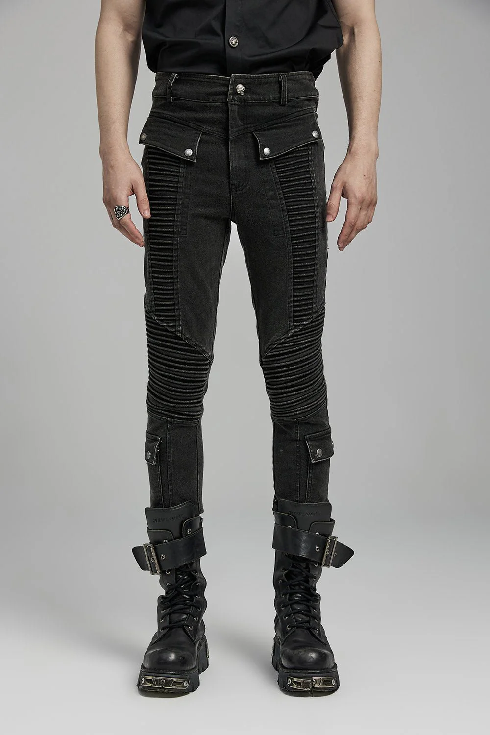 Death Army Military Goth Pants