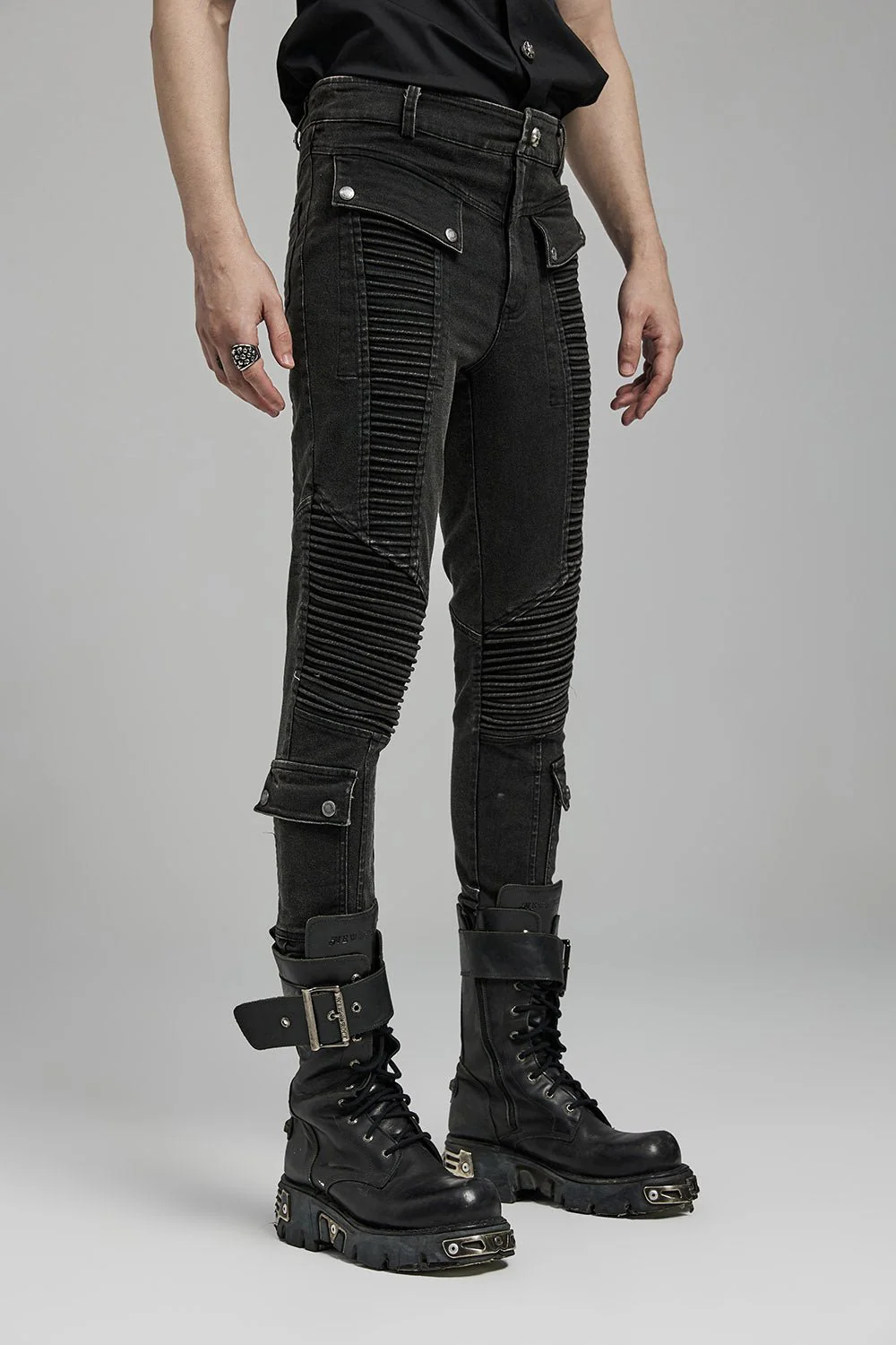 Death Army Military Goth Pants - Image 2