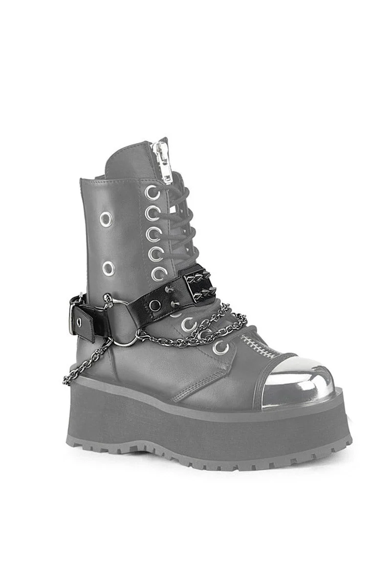 Death Head O-Ring Demonia Boot Harness [PAIR] - Image 2