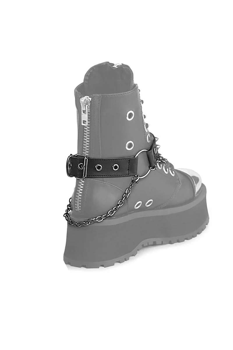 Death Head O-Ring Demonia Boot Harness [PAIR] - Image 3