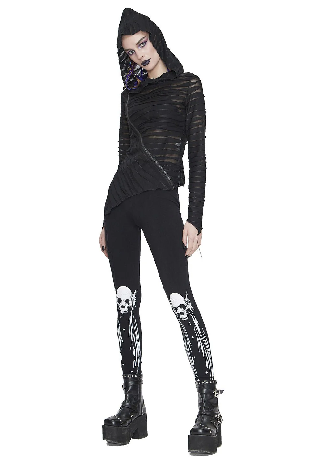 Death is Fleeting Leggings - Image 2