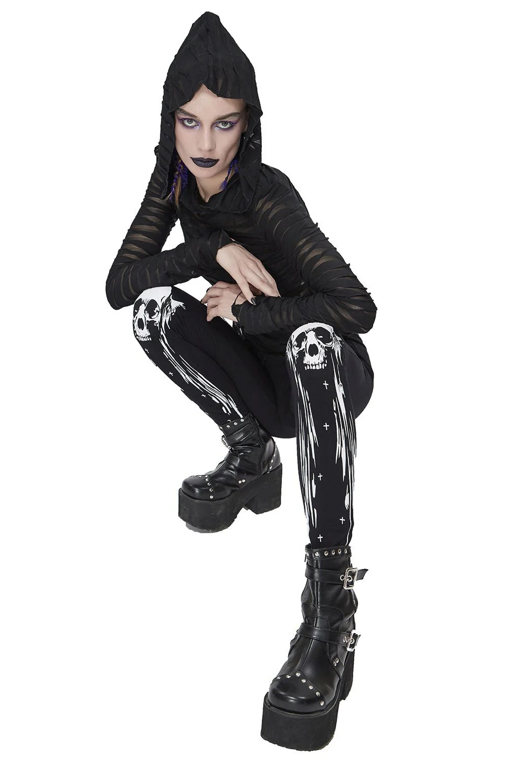 Death is Fleeting Leggings - Image 7