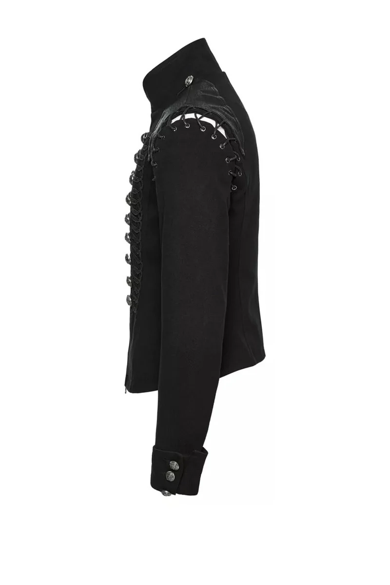 Death March Military Goth Jacket - Image 6