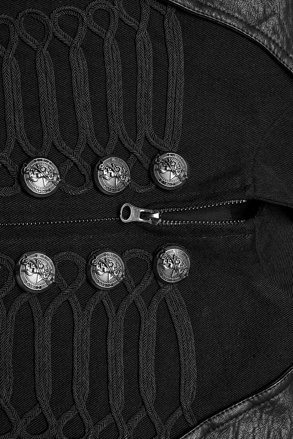 Death March Military Goth Jacket - Image 9