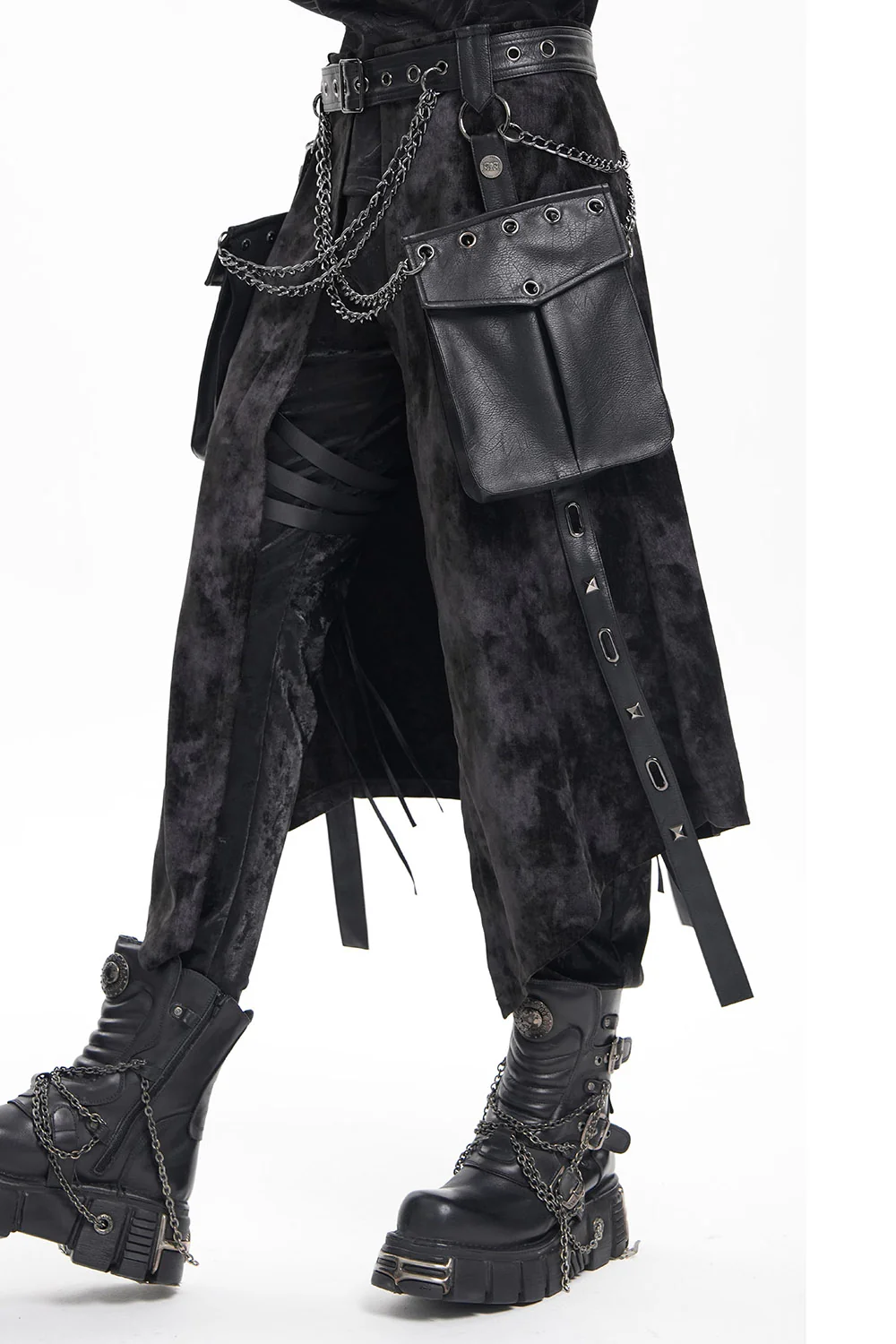 Death March Spiked Chain Kilt