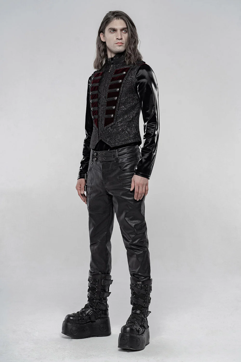 Death March Victorian Goth Vest - Image 4
