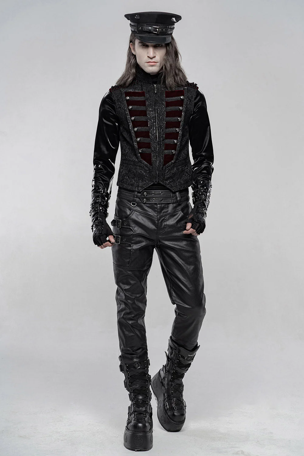 Death March Victorian Goth Vest - Image 6