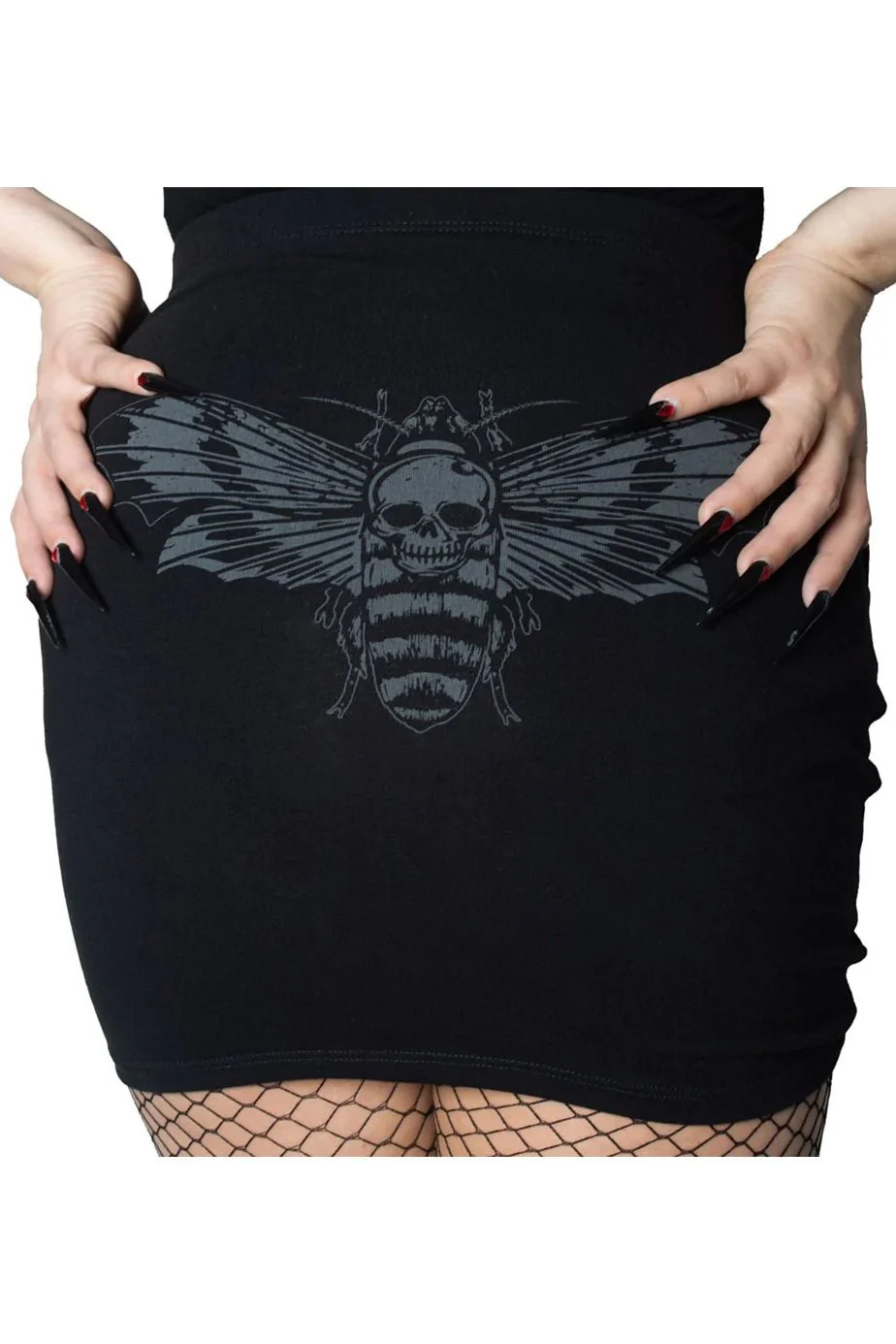 Death Moth Mini Skirt - Image 3