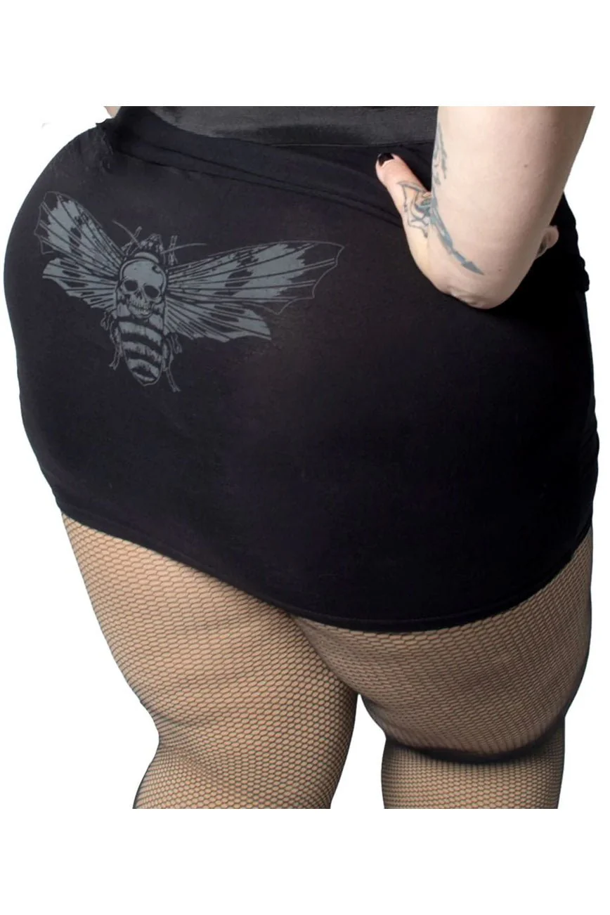 Death Moth Mini Skirt - Image 5