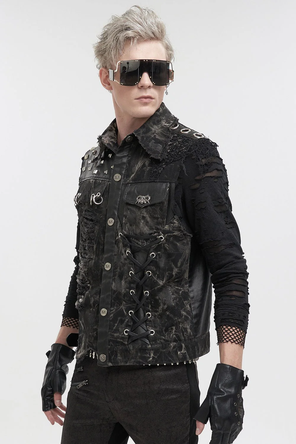 Death Rider Distressed Vest - Image 3