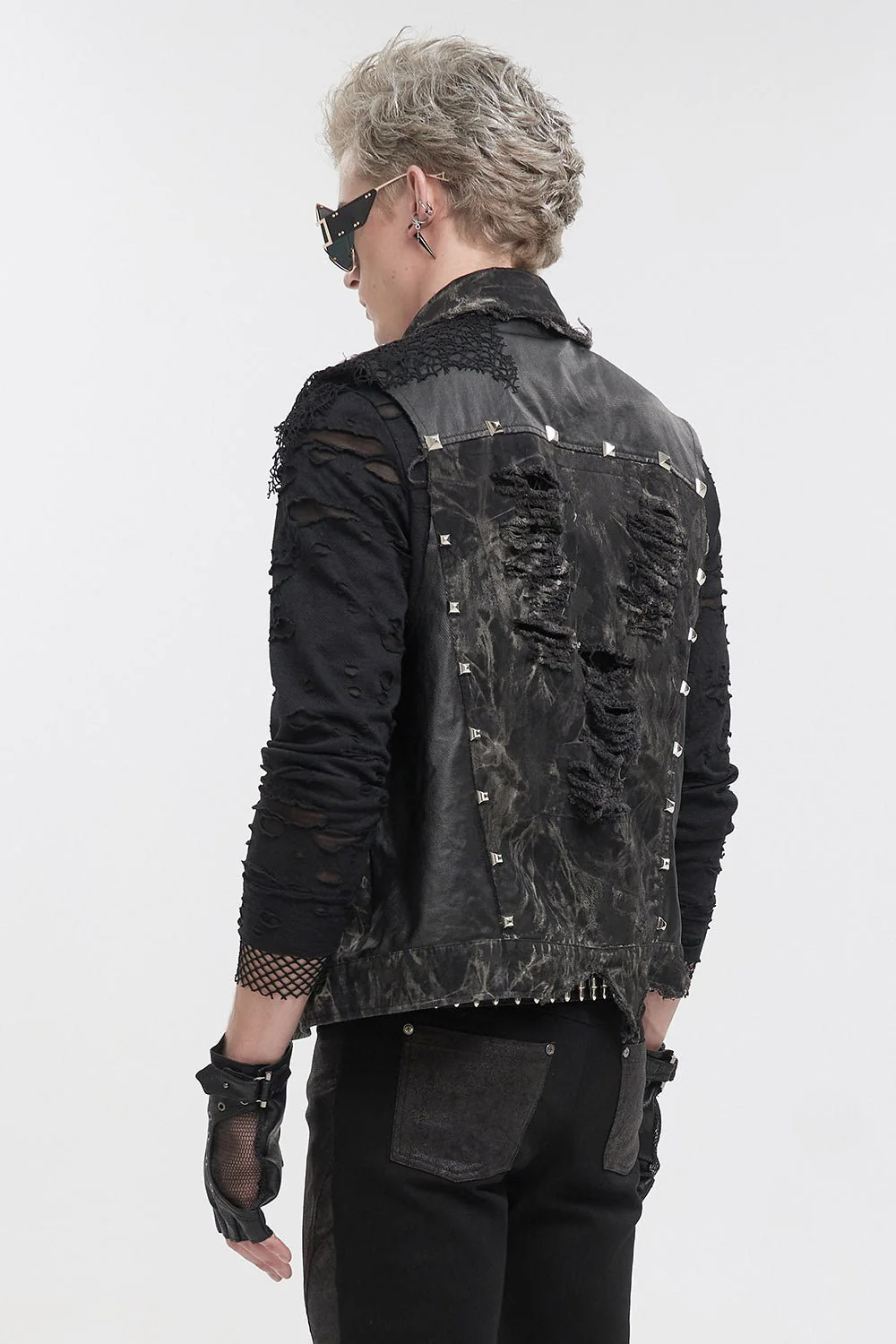 Death Rider Distressed Vest - Image 5