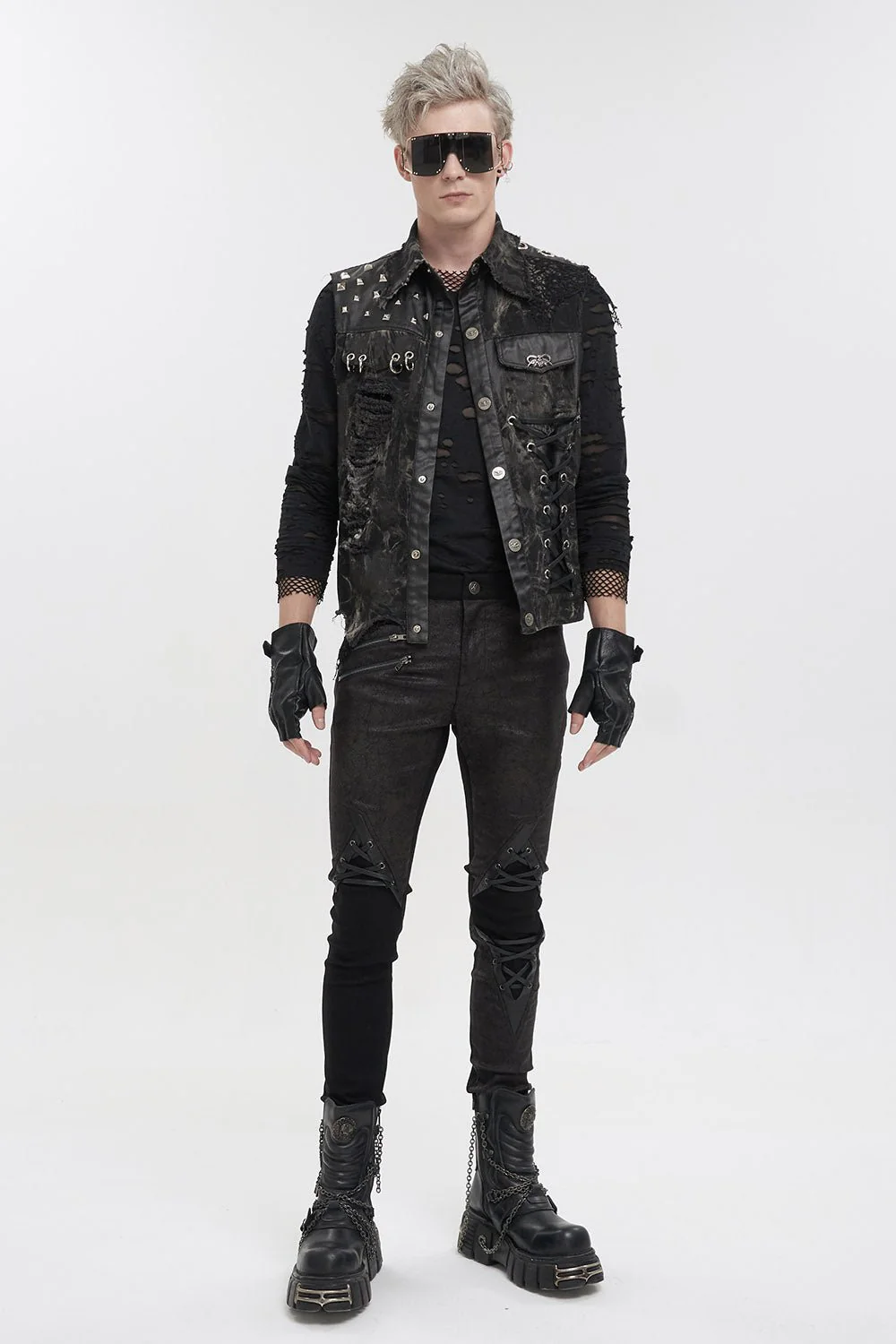 Death Rider Distressed Vest - Image 6