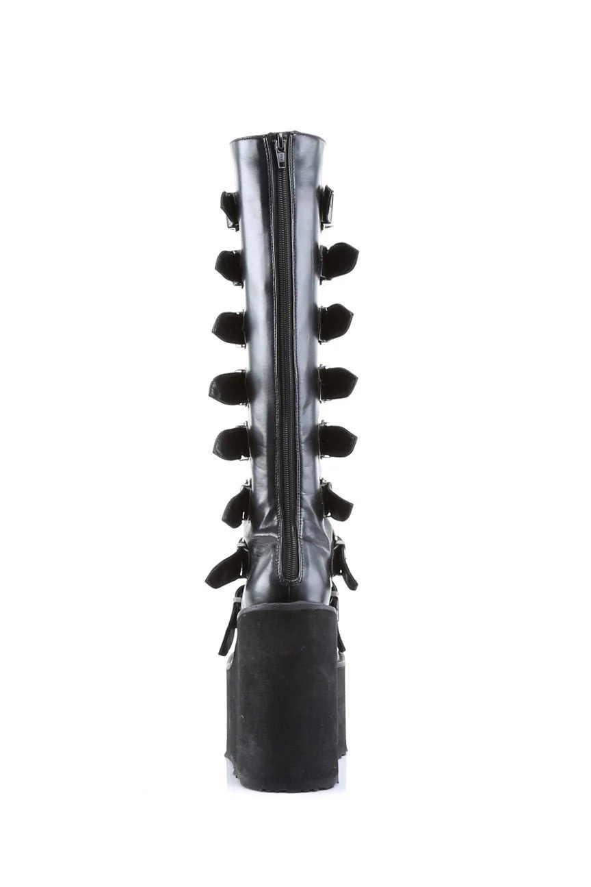 Death Stomp Punk Platform Boots [SWI815/B/PU] - Image 4