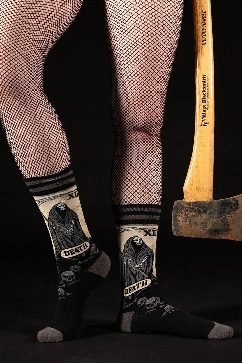 Death Tarot Card Socks - Image 3