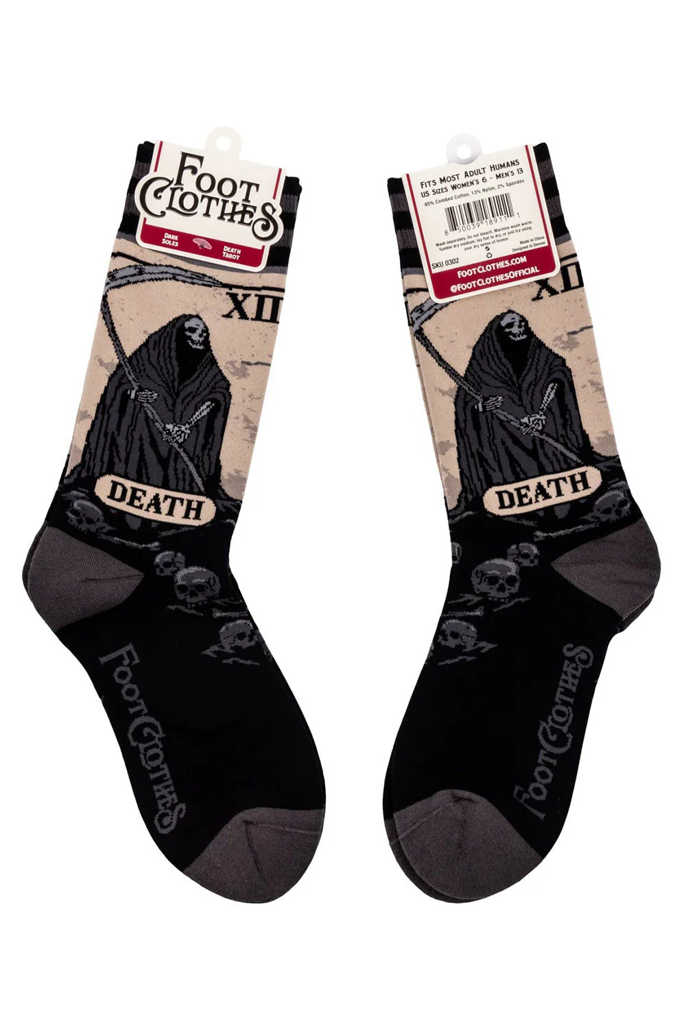 Death Tarot Card Socks - Image 4