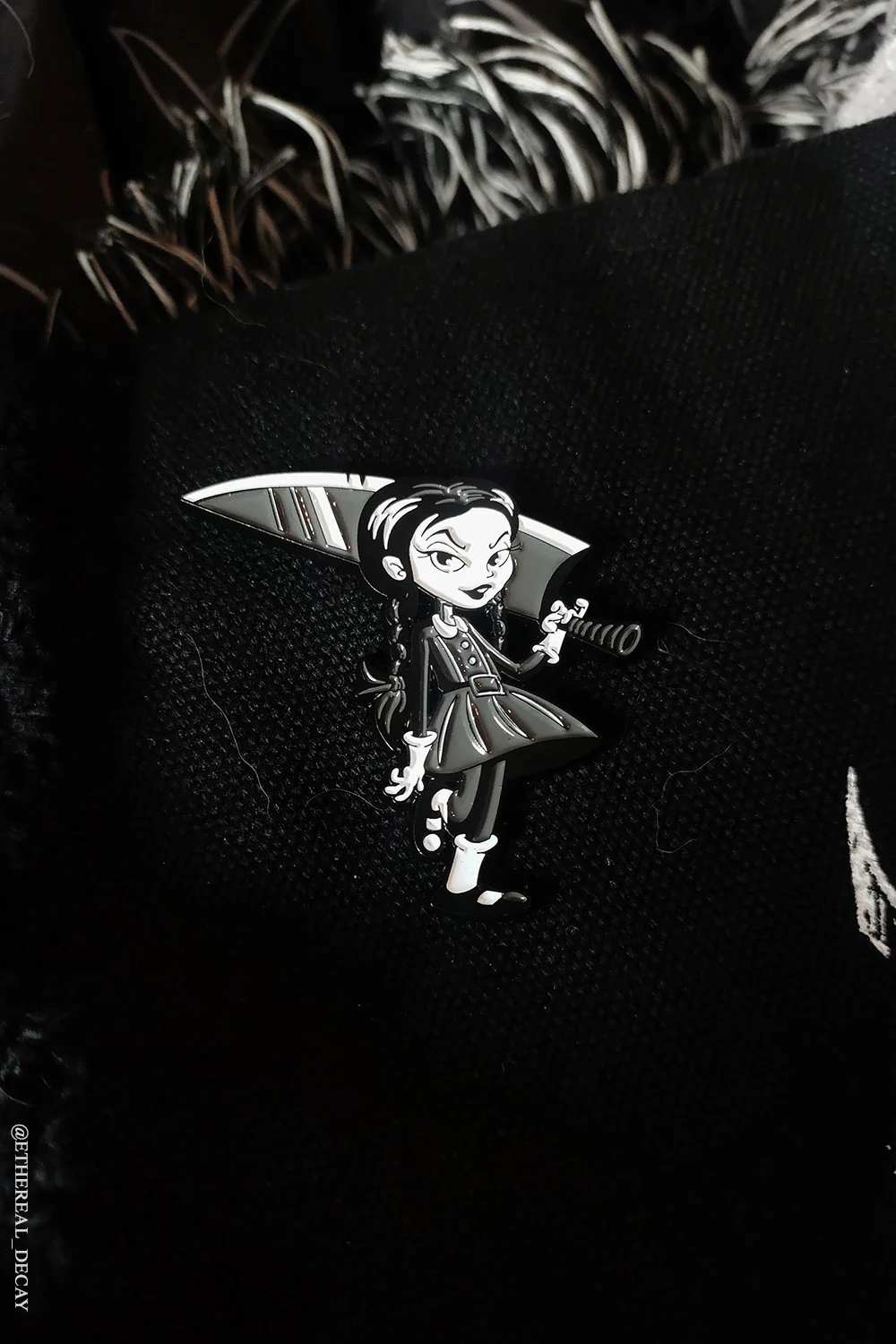 Death's Darling Enamel Pin - Image 3