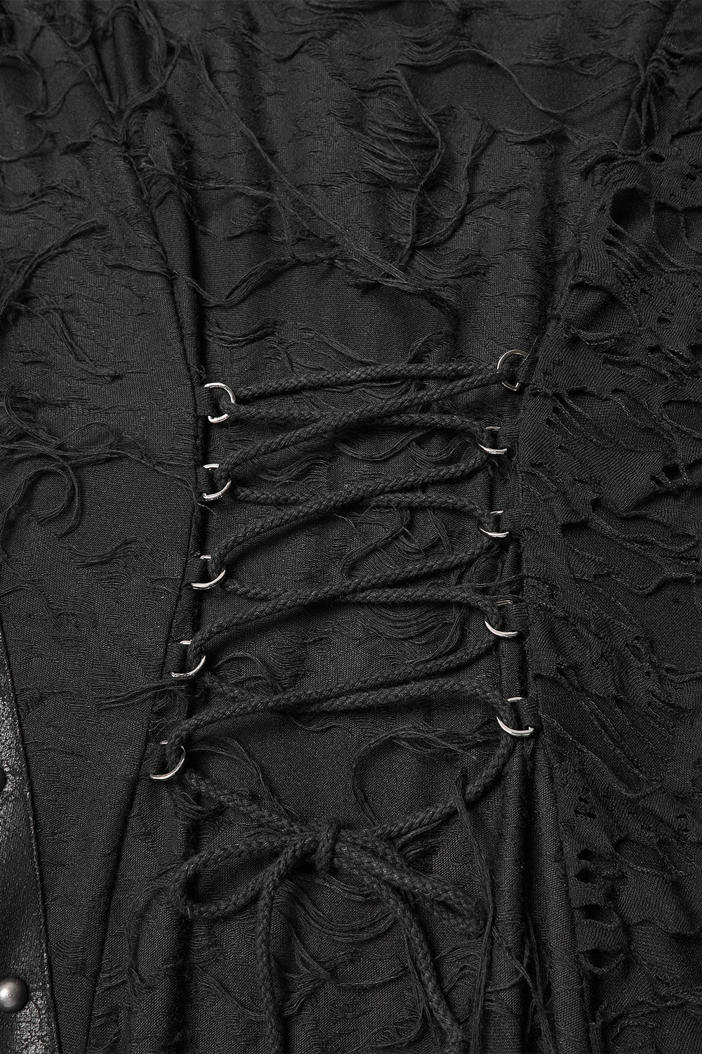 Decay Long Sleeve Distressed Dress - Image 10