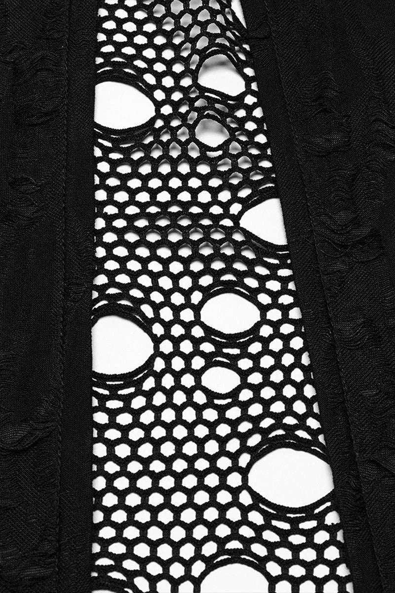 Demise Pierced Hooded Cloak - Image 11