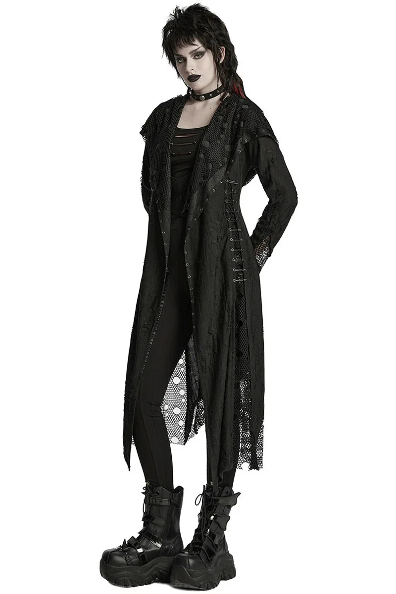 Demise Pierced Hooded Cloak - Image 3