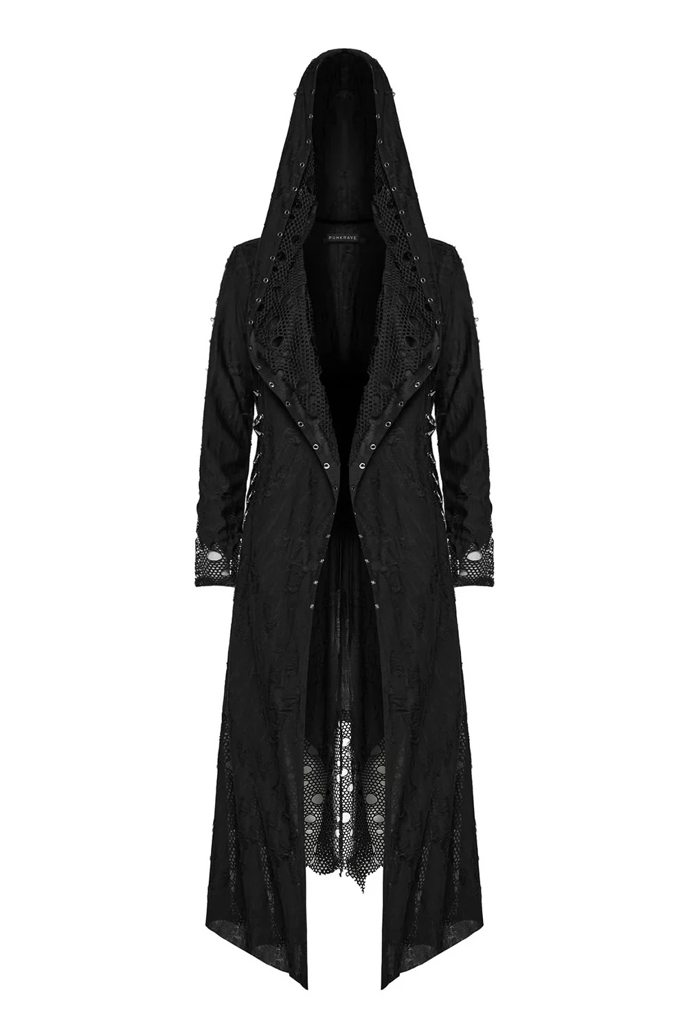 Demise Pierced Hooded Cloak - Image 6