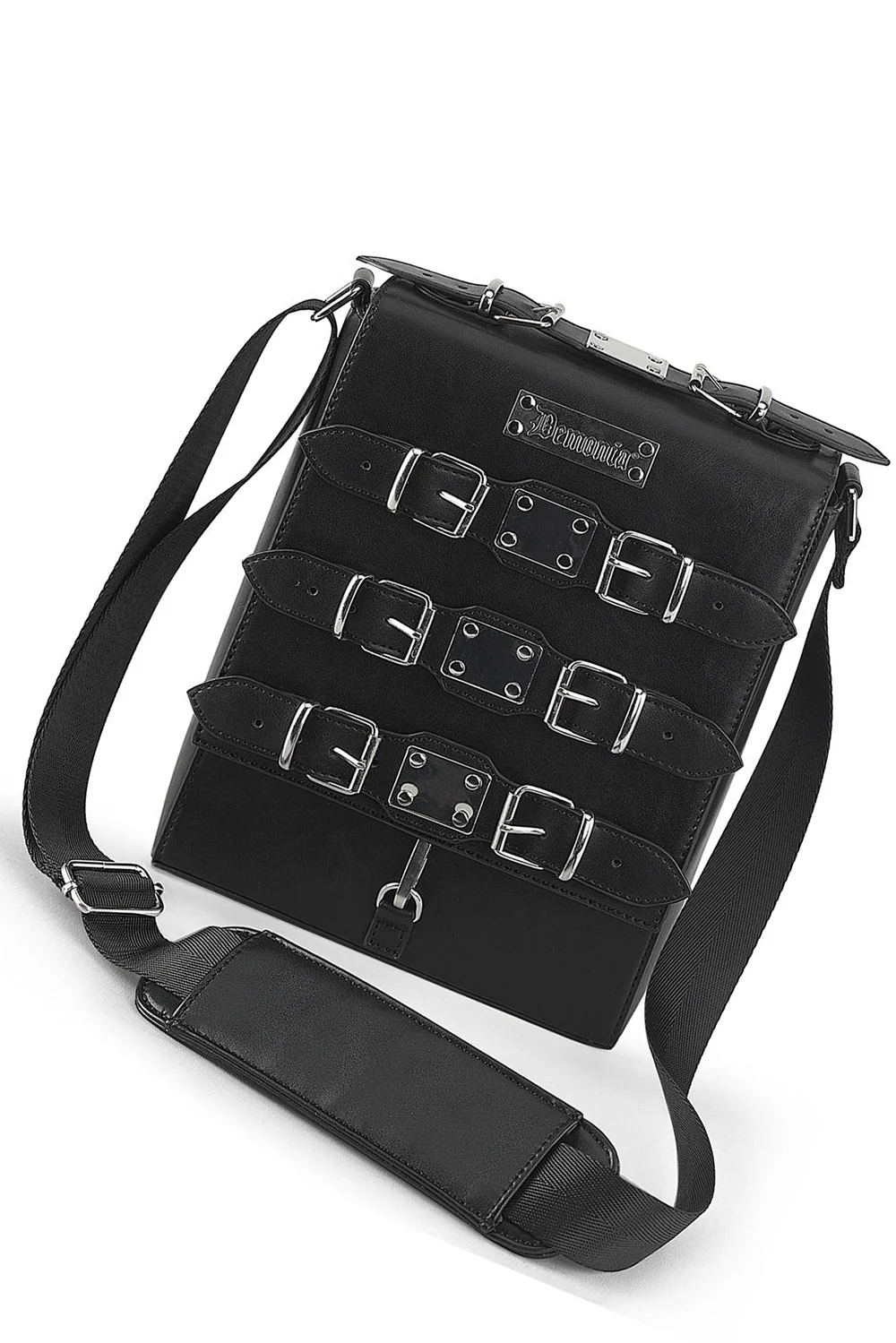 Demonia Vegan Leather Crossbody Bag - Image 2