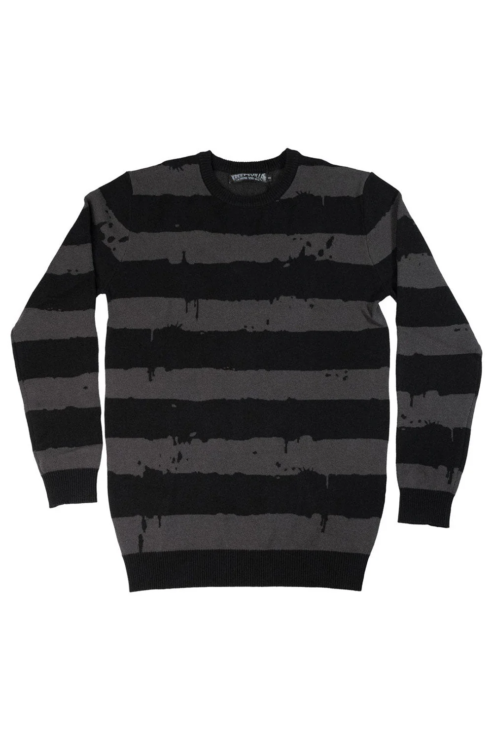 Destroyer Stripe Gray Sweater - Image 4